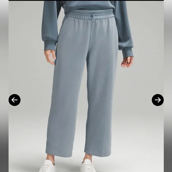 Lululemon Softstreme High-Rise Straight-Leg Cropped Pant | Belgium blue | 8 - Picture 3 of 8